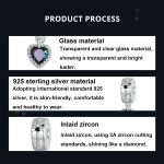 S925 Sterling Silber Platinierte Fantasy Love Perlen Schmuck Anhänger – Bild 3