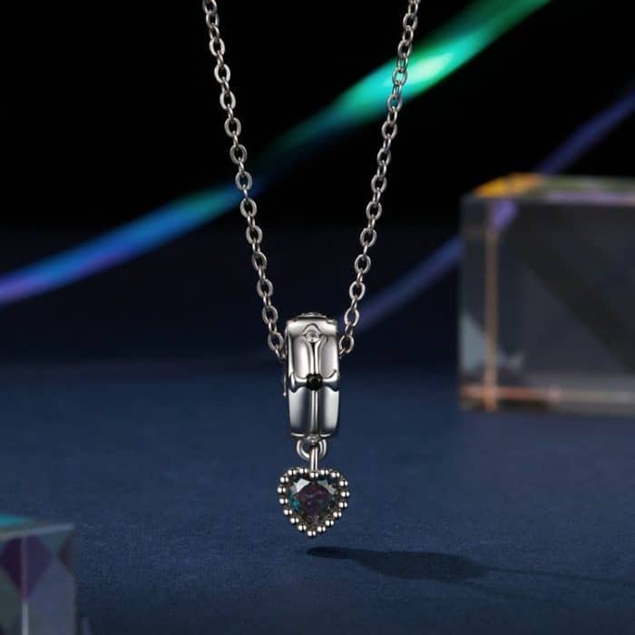 S925 Sterling Silber Platinierte Fantasy Love Perlen Schmuck Anhänger – Bild 6