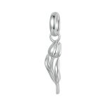 S925 Sterling Silber Platin Romantische und Warme Tulpen Perlen Schmuck Anhänger