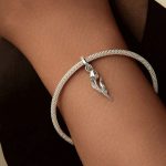 S925 Sterling Silber Platin Romantische und Warme Tulpen Perlen Schmuck Anhänger – Bild 7