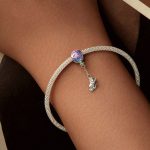 S925 Sterling Silber Niedlicher Heißluftballon Katzenperlen Schmuck Anhänger – Bild 7