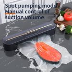 Vakuumiergerät für Lebensmittel, 60 KPA starke Saugkraft, Modi für kleine/große Beutel mit 10 Vakuumbeuteln, EU Plug, US Plug – Bild 3