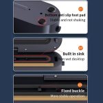 Vakuumiergerät für Lebensmittel, 60 KPA starke Saugkraft, Modi für kleine/große Beutel mit 10 Vakuumbeuteln, EU Plug, US Plug – Bild 9