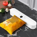 Vakuumiergerät für Lebensmittel, Saugkraft 60 KPA, Einzel-/Vakuumversiegelungsmodus mit 10 Vakuumbeuteln, EU Plug, US Plug