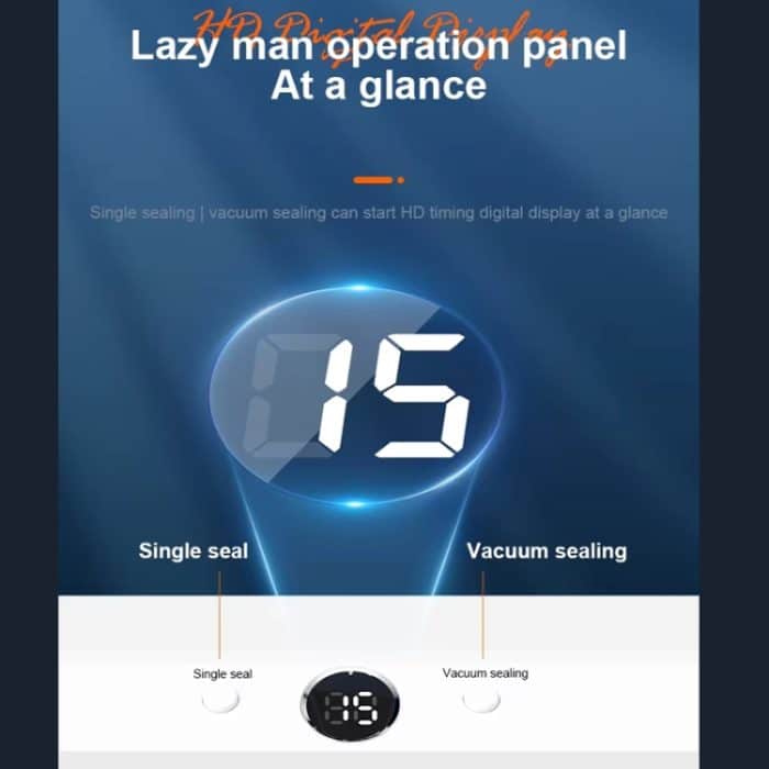 Vakuumiergerät für Lebensmittel, Saugkraft 60 KPA, Einzel-/Vakuumversiegelungsmodus mit 10 Vakuumbeuteln, EU Plug, US Plug – Bild 6