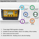 12V/24V Einfache Solar Controller Licht Zeit Steuerung Solar Panel Regler Controller Mit USB, 10A, 20A, 30A – Bild 8