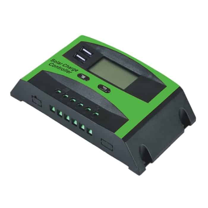 12V/24V Solar Lade- Und Entladeregler Dual USB Port LCD Solar Zellen Panel Laderegler, 10A, 20A, 30A – Bild 4