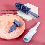 Tragbares 3-in-1-Flaschenbürstenset aus lebensmittelechtem Silikon. Mehrzweck-Strohhalm-Reinigungsbürste für Babyflaschen – Bild 12