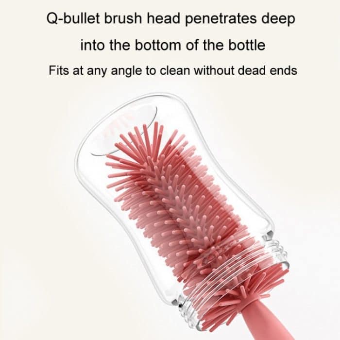 Tragbares 3-in-1-Flaschenbürstenset aus lebensmittelechtem Silikon. Mehrzweck-Strohhalm-Reinigungsbürste für Babyflaschen – Bild 5