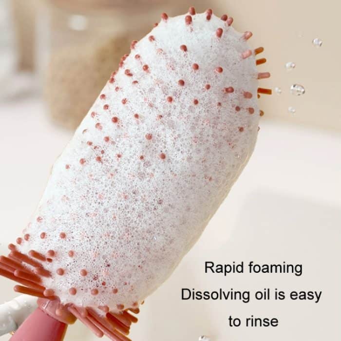 Tragbares 3-in-1-Flaschenbürstenset aus lebensmittelechtem Silikon. Mehrzweck-Strohhalm-Reinigungsbürste für Babyflaschen – Bild 9