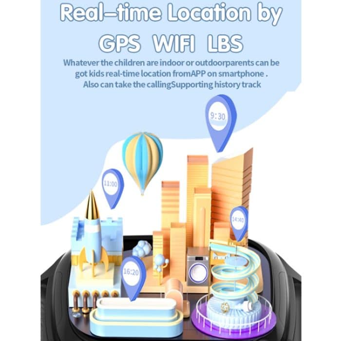 4G Kinder-Smartphone-Positionierungsuhr IP67 wasserdicht / Video- / Sprachanrufe – Bild 8