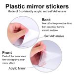 HOME Familie Slogan 3D Acryl Spiegel Wandaufkleber Foyer Tür Dekoration – Bild 9