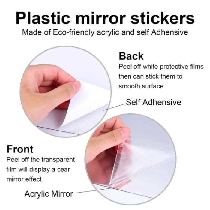 HOME Familie Slogan 3D Acryl Spiegel Wandaufkleber Foyer Tür Dekoration – Bild 9