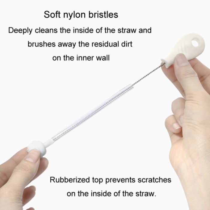 Rotierende Multifunktions-Reinigungsbecherbürste aus Silikon, Flaschensauger, Strohhalm-Reinigungsbürste – Bild 7