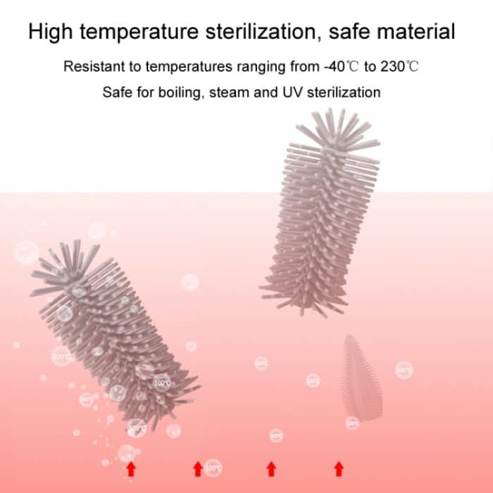 Rotierende Multifunktions-Reinigungsbecherbürste aus Silikon, Flaschensauger, Strohhalm-Reinigungsbürste – Bild 10