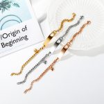 OPK 1151 Armband aus glattem Skelett-Herz aus Edelstahl – Bild 2