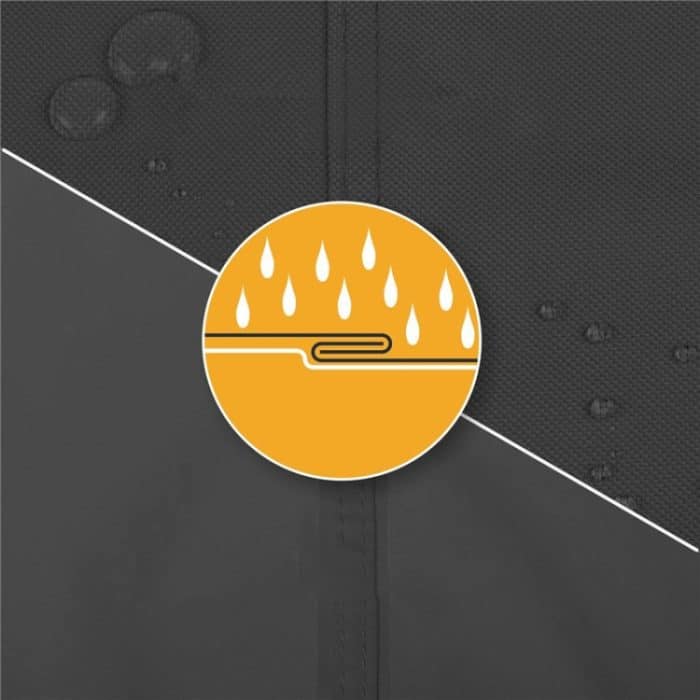 Rustikale verdickte Oxford-Stoff-Kaminholz-Abdeckung, für den Außenbereich, Terrasse, Kamin, Brennholzrahmen, wasserdichter Schatten, 122 x 61 x 107cm, 244 x 61 x 107cm – Bild 5