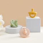 Imitieren Sie die Brust der Mutter mit runden Köpfen, Baby-Schnuller aus Silikon – Bild 2