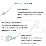 S925 Sterling Silber Platiniertes Muschelarmband im Sommer-Ozean-Stil – Bild 4