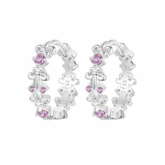 TBD0605255601A.jpg S925 Sterling Silber Platinierte Iris Ohrringe – Bild 1