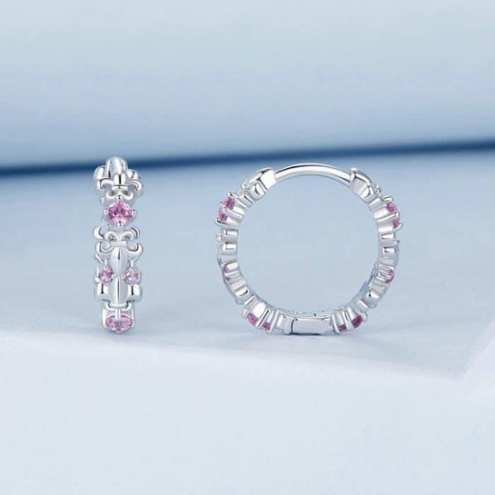 TBD06052556_B4.jpg S925 Sterling Silber Platinierte Iris Ohrringe – Bild 5