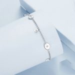 Platiniertes Sonnenarmband aus S925er Sterlingsilber – Bild 2