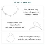 Platiniertes Sonnenarmband aus S925er Sterlingsilber – Bild 5