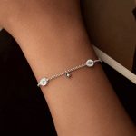 Platiniertes Sonnenarmband aus S925er Sterlingsilber – Bild 6