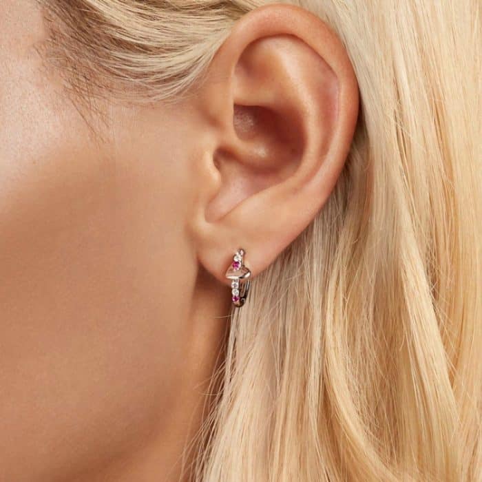 TBD06052625_B6.jpg S925 Sterling Silber Platinierte bunte herzförmige Ohrringe – Bild 7