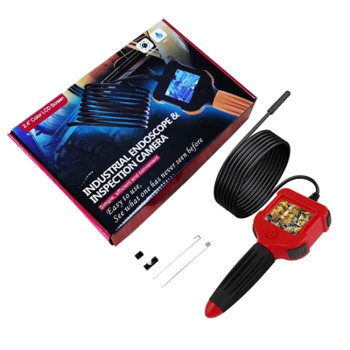 2,4-Zoll-Bildschirm Kraftstofftank Inspektion Nachtsicht 8mm Endoskop, 1m Hard Wire, 3m Hard Wire, 5m Hard Wire – Bild 8