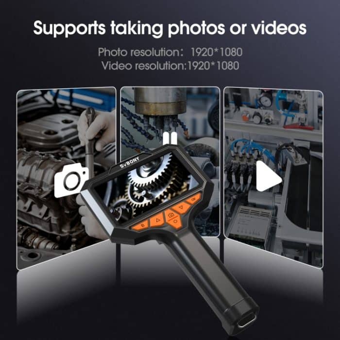 SVBONY SM501 Industrie-Endoskop 2 Megapixel HD 4,3-Zoll-IP67 wasserdichte Sonde – Bild 3