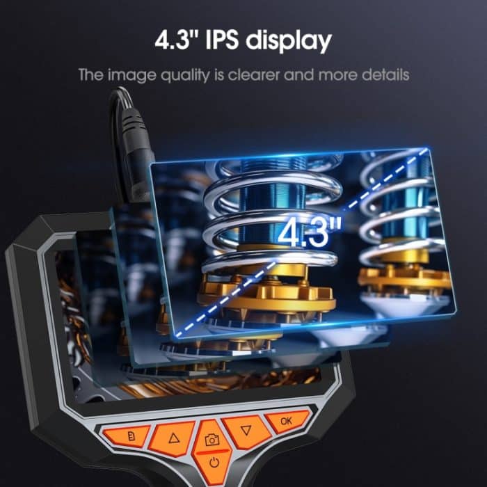 SVBONY SM501 Industrie-Endoskop 2 Megapixel HD 4,3-Zoll-IP67 wasserdichte Sonde – Bild 5