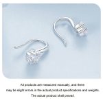 S925 Sterling Silber Stern Zirkon Weibliche Ohrringe – Bild 5