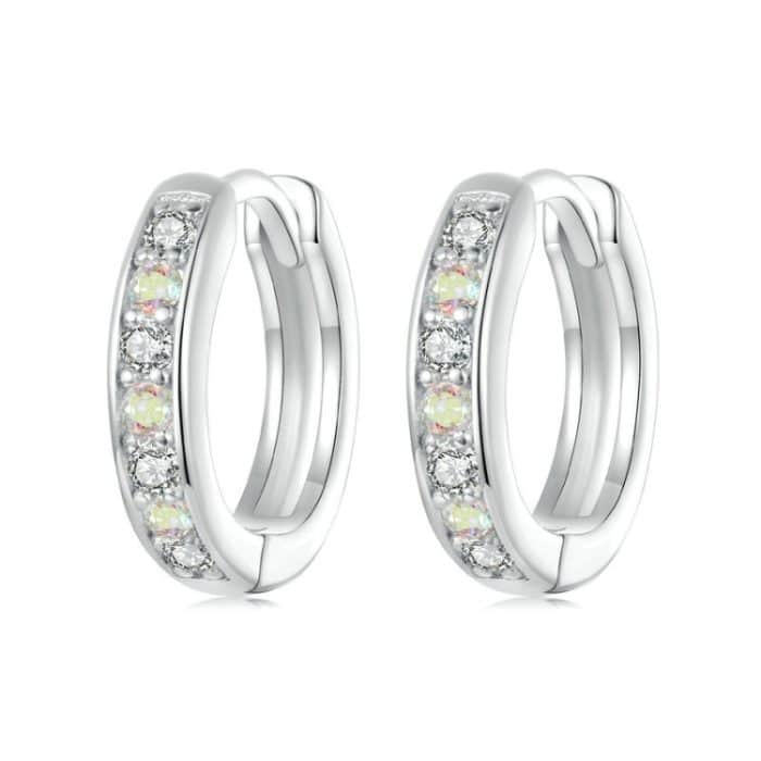 TBD0605277501A.jpg S925 Sterling Silber mit platinierten bunten Zirkon Ohrringe – Bild 1