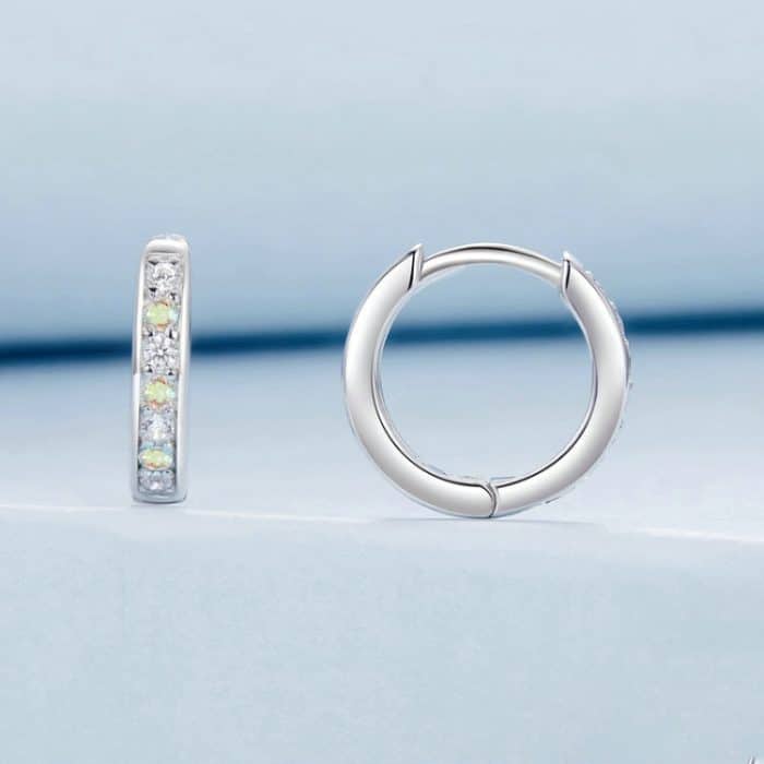 TBD06052775_B1.jpg S925 Sterling Silber mit platinierten bunten Zirkon Ohrringe – Bild 2