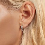 S925 Sterling Silber mit platinierten süßen grünen Ozeanwellen-Ohrringen – Bild 6