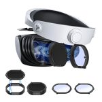 DEVASO für PlayStation VR 2 6-in-1-Magnetbrille, kratzfeste Schutzhülle