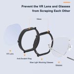 DEVASO für PlayStation VR 2 6-in-1-Magnetbrille, kratzfeste Schutzhülle – Bild 4