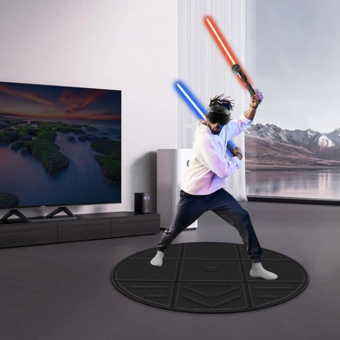 DEVASO VR-Brille, Sportspiel-Simulation, Bodenmatte, Black – Bild 2