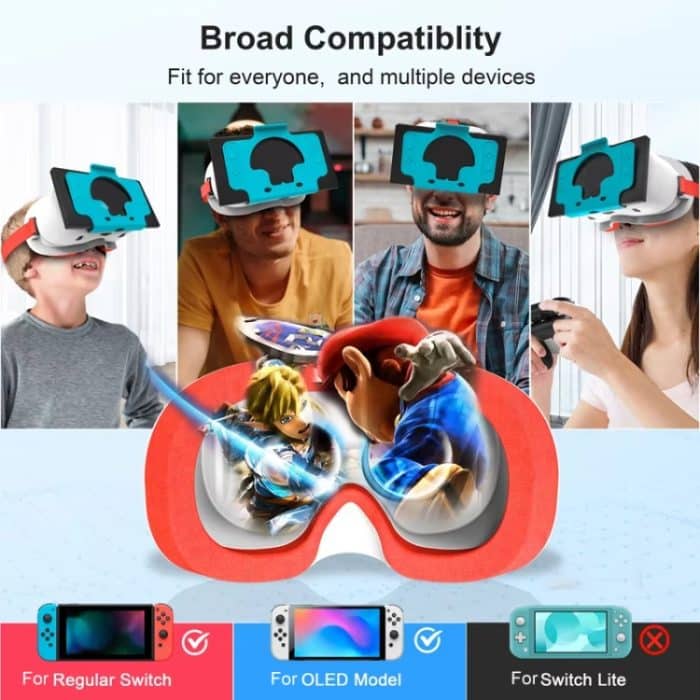 DEVASO Kompatibel Mit Switch/Switch OLED-Spielekonsole VR-Brille, 1127225 – Bild 7