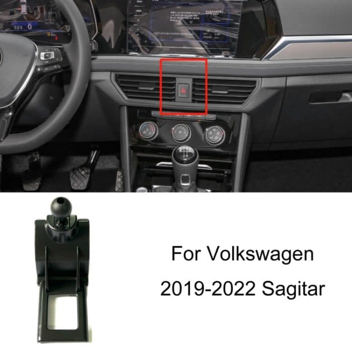 Für Volkswagen Auto Air Outlet Modifizierte Handy Halter Basis, 19-22 Sagitar, 19-22 Tayron/ Tayron X, 19-23 Touareg, 19-21 Tharu, 20 Viloran, 19-23 T_Cross/20-21 TACOUA, 21-23 Teramont/Teramont X/Viloran, 22 Tiguan L/Tiguan X, 21 Golf 8, 21 CC – Bild 1