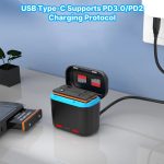 Für Insta360 X3 Batterie Ladegerät Dual Batterie Lagerung Lade Fall – Bild 2