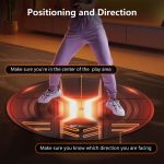 STARTRC GAMES VR-Brille Sportspielsimulation Bodenmatte, Purple, Orange – Bild 3