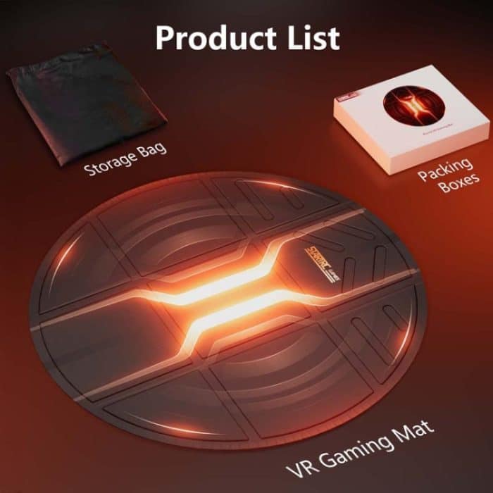 STARTRC GAMES VR-Brille Sportspielsimulation Bodenmatte, Purple, Orange – Bild 7