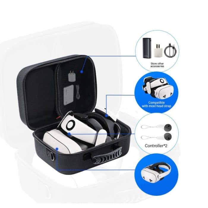 STARTRC GAMES VR-Brille Zubehör Handheld Crossbody Hartschalen-Aufbewahrungstasche – Bild 6