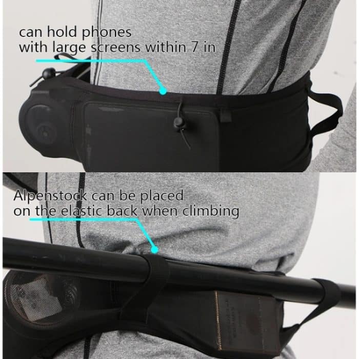 Enganliegende Sport-Gürteltasche Leichter Marathon-Laufgürtel, S, M, L, XL, XXL – Bild 5