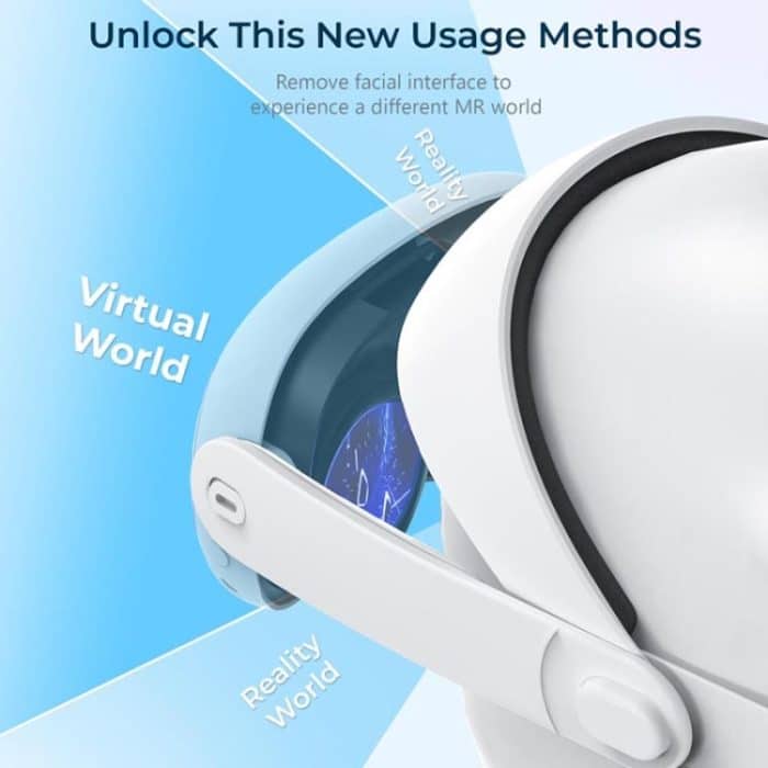 Für Meta Quest 3 STARTRC SPIELE Elite Kopfbedeckungen Einstellbare Balance Schwerkraft Stirnband Dekompression Komfort Zubehör, For Meta Quest 3 – Bild 3