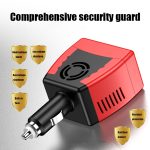 75W Auto-Wechselrichter Spannungsumwandlung USB-Anschluss Ladegerät, 12V To 220V 0.5A Red, 12V To 110V 0.5A Red, 12V To 220V 0.5A Black, 12 To 110V 0.5A Black, 12V To 220V 2.1A Red, 12V To 110V 2.1A Black, 12V To 220V 2.1A Black, 12V To 110V 2.1A Red – Bild 6
