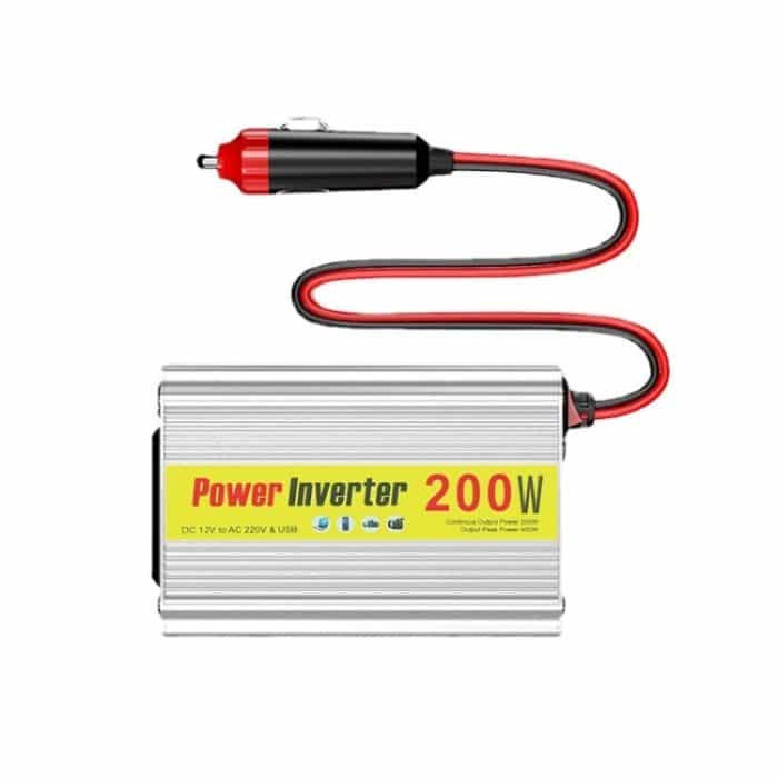 200W Modifizierter Sinus-Wechselrichter Auto Handy 2.1A Universal-Netzteil, 12 To 220V, 12 To 110V – Bild 1