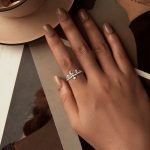 SCR1046 S925 Sterling Silber Platinierter romantischer Stern- und Mondring – Bild 5